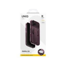 [Có iP18] Ốp UNIQ Heldro Air Chống Sốc Kiêm Giá Đỡ Sạc Không Dây Có Nút Control Chính Hãng cho iP 18 | 17 Pro Max 9