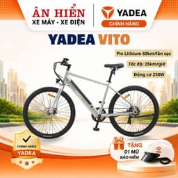 Xe đạp trợ lực YADEA VITO xe đạp điện 250w 1