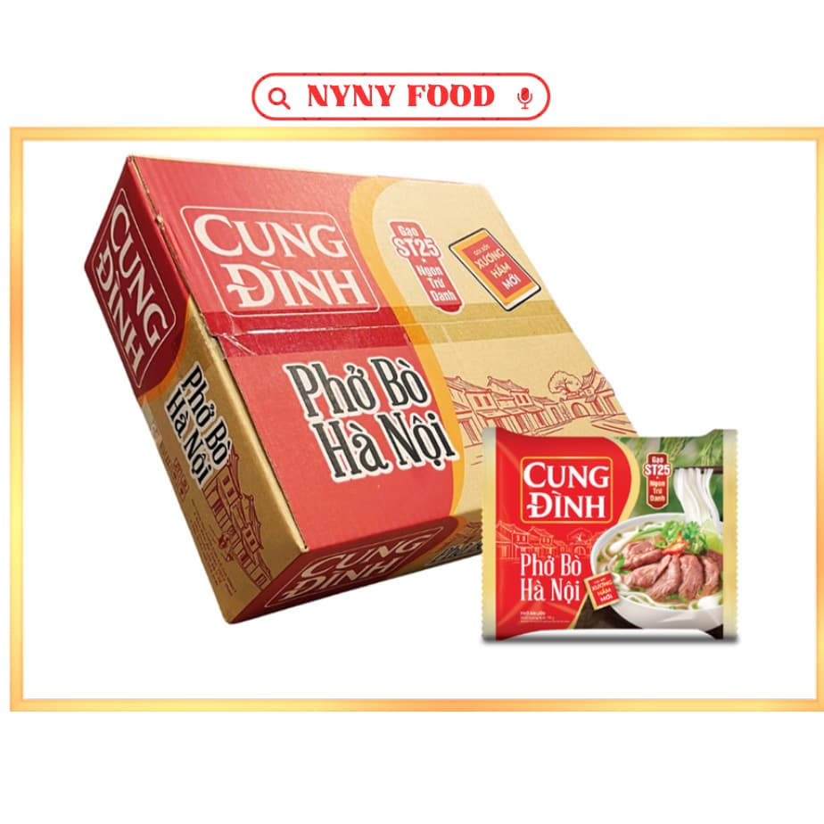 Thùng 30 gói Phở Bò Cung Đình - 79gr/gói