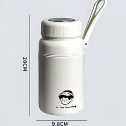 Bình nước giữ nhiệt miệng rộng Chibi 1000ml và Inox 2 Lớp Vỏ Bạc 8008. 1500ml 4