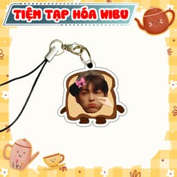 Móc Khóa Dây treo điện thoại keyring phonecharm Bánh Mỳ Gối Cortis Cute 6
