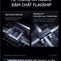 VELOTA NOTHING 68 Bàn Phím Cơ Từ Hall Effect 8KHz Rapid Trigger Chính Hãng Full VAT 2