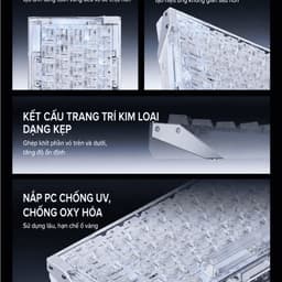 VELOTA NOTHING 68 Bàn Phím Cơ Từ Hall Effect 8KHz Rapid Trigger Chính Hãng Full VAT 5