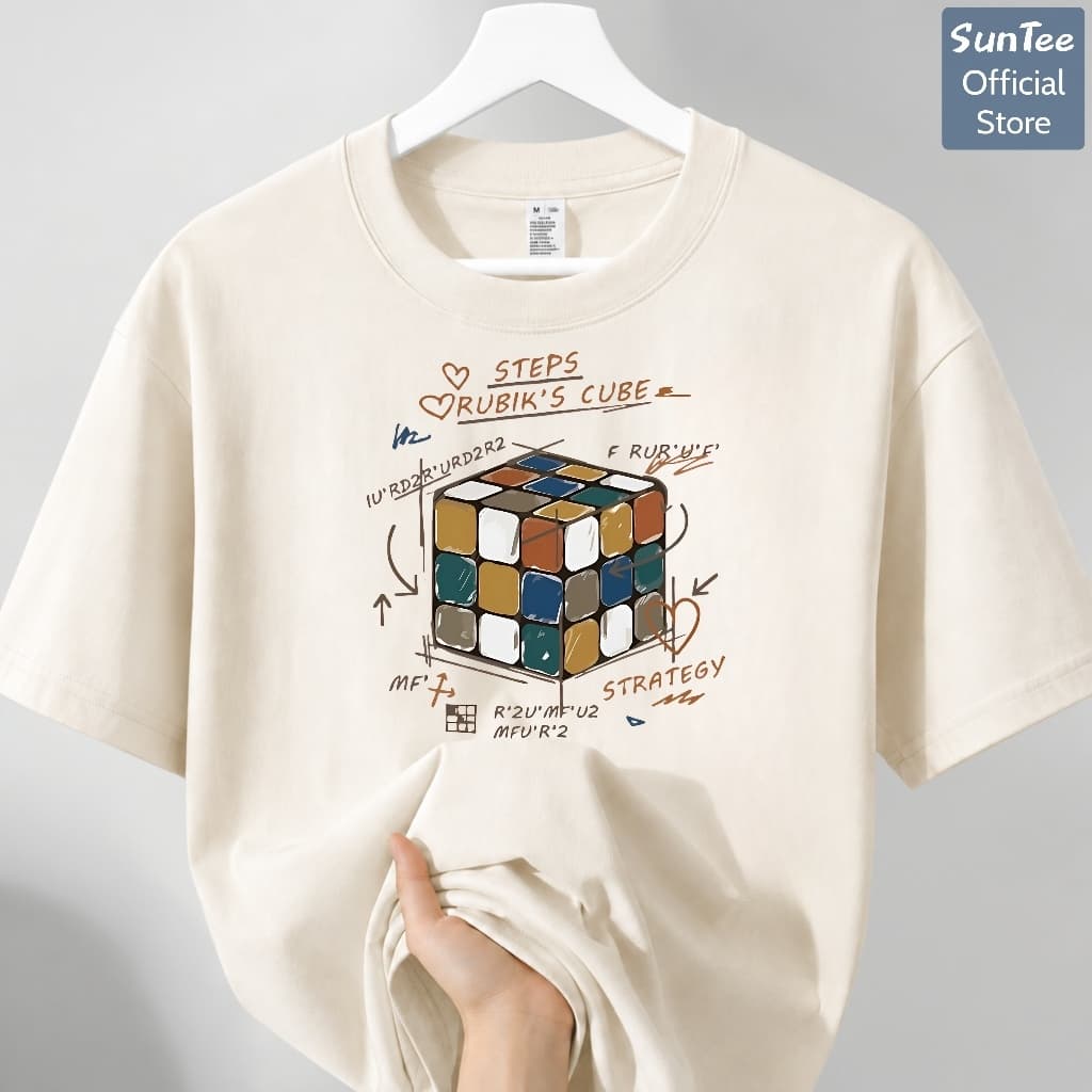 Áo thun nữ form vừa SUNTEE STFV269 phong cách basic in hình 169 vải cotton 250GSM cao cấp thoáng mát