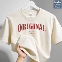 Áo thun nữ form vừa SUNTEE STFV271 phong cách basic in hình 171 vải cotton 250GSM cao cấp thoáng mát 1