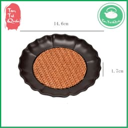 Đĩa kê ấm trà điện mộc hoa 5
