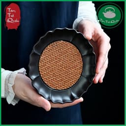 Đĩa kê ấm trà điện mộc hoa 2