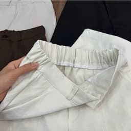 Quần Dáng Thụng Chất Kaki Nhật Dày, Đẹp, Cạp Khóá Phối Lưng Chun Hot 2026 - QD05 4