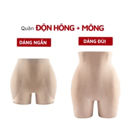 Quần Độn Mông Và Hông Dáng Ngắn Mút 1cm May Liền Quần Không Lo Lộ Viền Lê Ngọc 494 7