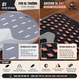 [GeekSneaker] Giày thể thao địa hình đế chống trượt phong cách sneaker, giày chạy bộ nam nữ Evo Art 7