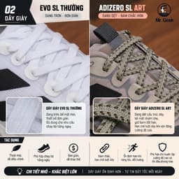 [GeekSneaker] Giày thể thao địa hình đế chống trượt phong cách sneaker, giày chạy bộ nam nữ Evo Art 5