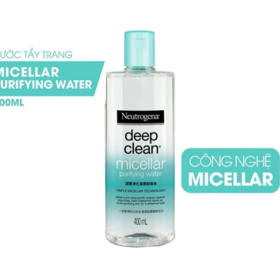 Nước Tẩy Trang Neutrogena Deep Clean Purifying Water Micellar 400ml