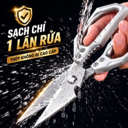 Kéo Cắt Gà Thịt Nhà Bếp Hình Thoi K6 và Kéo Nhật KAPUSI SK-5. LMS 5