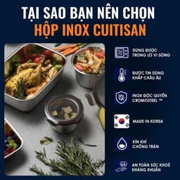 NEW- HỘP INOX CUITISAN-EC7-SS357S 4