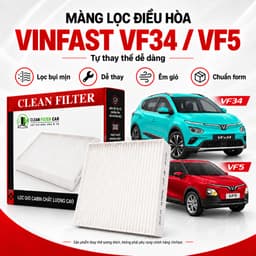 Màng Lọc Điều Hoà Ô Tô VinFast VF34 VF5, Màng Lọc Điều Hoà VinFast Thay Thế Mã BIN20050001 1