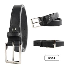 Thắt lưng nam nữ bản nhỏ 2,5cm và 3cm, thắt lưng khóa vuông chất liệu Titan cao cấp ST 5