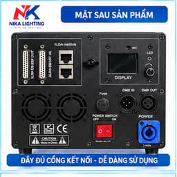 Đèn Laser 5W - 7W NIKA Chiếu Hiệu Ứng Ánh Sáng Dùng Cho Sân Khấu Sự Kiện Nhà Rạp Chuyên Nghiệp 4