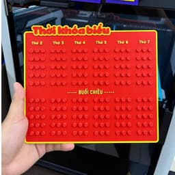 THỜI KHOÁ BIỂU LẮP RÁP MÔN HỌC IN 3D thay đổi môn học cấp học 1, 2, 3 có thể in theo yêu cầu riên 4