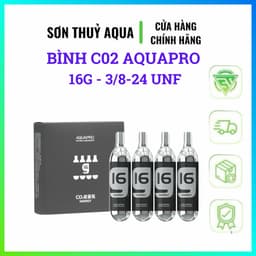 Vỏ bình CO2 3/8-24UNF - 5/8-18UNF AQUAPRO chính hãng Thủy Sinh cá cảnh 3