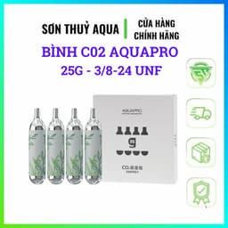 Vỏ bình CO2 3/8-24UNF - 5/8-18UNF AQUAPRO chính hãng Thủy Sinh cá cảnh 4