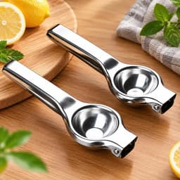 Kẹp Vắt Chanh Inox Cầm Tay, Dụng Cụ Ép Chanh Cam Nhà Bếp994 2