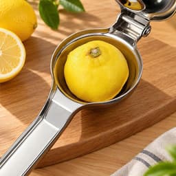 Kẹp Vắt Chanh Inox Cầm Tay, Dụng Cụ Ép Chanh Cam Nhà Bếp994 3