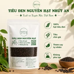 Tiêu Đen Nguyên Hạt Xuyên Mộc, Cay Thơm Tự Nhiên, Dùng Ướp Nấu Rắc Món Ăn, Dùng Hằng Ngày - Nhứt An 5