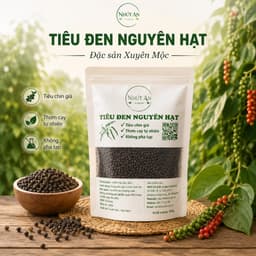 Tiêu Đen Nguyên Hạt Xuyên Mộc, Cay Thơm Tự Nhiên, Dùng Ướp Nấu Rắc Món Ăn, Dùng Hằng Ngày - Nhứt An 1