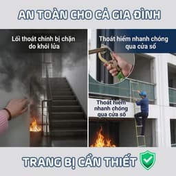 Thang cứu hỏa PCCC 800kg, thang thoát hiểm cao 5m-20m cho nhà cao tầng. 8
