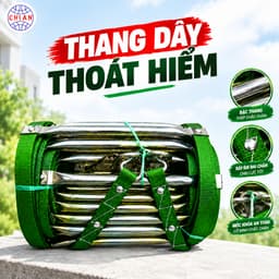 Thang cứu hỏa PCCC 800kg, thang thoát hiểm cao 5m-20m cho nhà cao tầng. 1