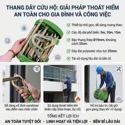 Thang cứu hỏa PCCC 800kg, thang thoát hiểm cao 5m-20m cho nhà cao tầng. 3