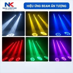 Đèn Beam NIKA K-680 Cao Cấp Đèn Moving Head Sân Khấu Hiệu Ứng Ánh Sáng Sự Kiện Nhà Rạp, đèn chùm 4