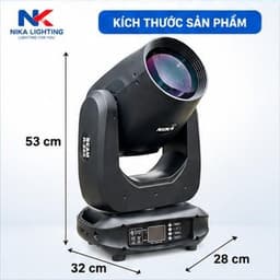 Đèn Beam NIKA K-680 Cao Cấp Đèn Moving Head Sân Khấu Hiệu Ứng Ánh Sáng Sự Kiện Nhà Rạp, đèn chùm 6