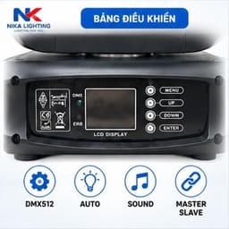 Đèn Beam NIKA K-680 Cao Cấp Đèn Moving Head Sân Khấu Hiệu Ứng Ánh Sáng Sự Kiện Nhà Rạp, đèn chùm 8