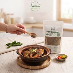 Tiêu Đen Xay Xuyên Mộc, Thơm Cay Tự Nhiên, Dùng Ướp Nấu Rắc Món Ăn, Tiện Lợi Sẵn Dùng -  Nhứt An 6