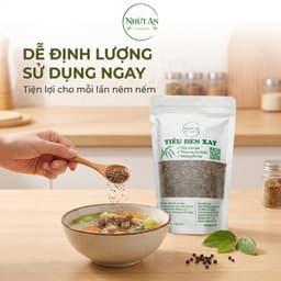 Tiêu Đen Xay Xuyên Mộc, Thơm Cay Tự Nhiên, Dùng Ướp Nấu Rắc Món Ăn, Tiện Lợi Sẵn Dùng -  Nhứt An 4