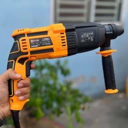 Máy khoan bê tông 850W COOFIX CF-RH008-S, có 3 chức năng, tặng 5 mũi khoan đục và đầu kẹp chuyển đổi 13ly 4