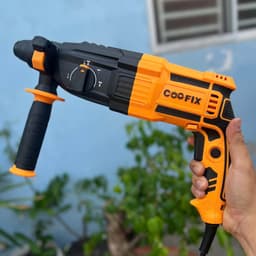 Máy khoan bê tông 850W COOFIX CF-RH008-S, có 3 chức năng, tặng 5 mũi khoan đục và đầu kẹp chuyển đổi 13ly 3