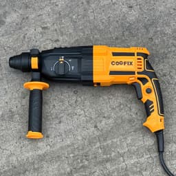 Máy khoan bê tông 850W COOFIX CF-RH008-S, có 3 chức năng, tặng 5 mũi khoan đục và đầu kẹp chuyển đổi 13ly 6