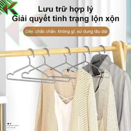 Móc Phơi Đồ, Treo Quần Áo Chắc Chắn, Chịu Lực Tốt - Inox 304, Chống Gỉ, Không Cong Không Gãy 6
