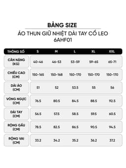 Áo thun nữ CARDINA chất liệu thun mềm co giãn dài tay cổ leo 6AHF01 2