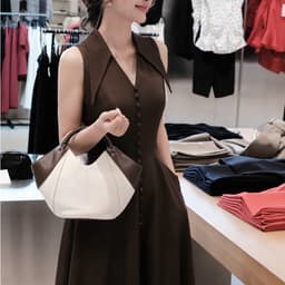 Đầm Midi Dáng Xoè Cổ Nhạn Chất Chéo Thái MACI MCVVANA0404 Thời Trang Nữ Thiết Kế Độc Quyền 7