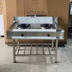 Bếp á 1-2-3-4-5-8 họng, bếp gas công nghiệp 1-2-3họng - Inox dày dặn 304 Hàng loại 1