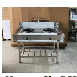 Bếp á 1-2-3-4-5-8 họng, bếp gas công nghiệp 1-2-3họng - Inox dày dặn 304 Hàng loại 1 3