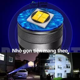Đèn Pin Cầm Tay Siêu Sáng S39 và Đèn 6 Chức Năng Sử Dụng Tiện Lợi Có LEd % Pin 1138 3
