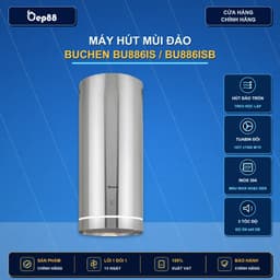 Máy hút mùi đảo bàn Buchen BU885ISB/IS 1