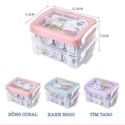 Hộp Kim Chỉ 3 Tầng 20 Món 7
