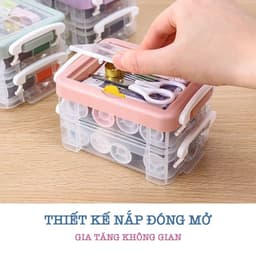 Hộp Kim Chỉ 3 Tầng 20 Món 6