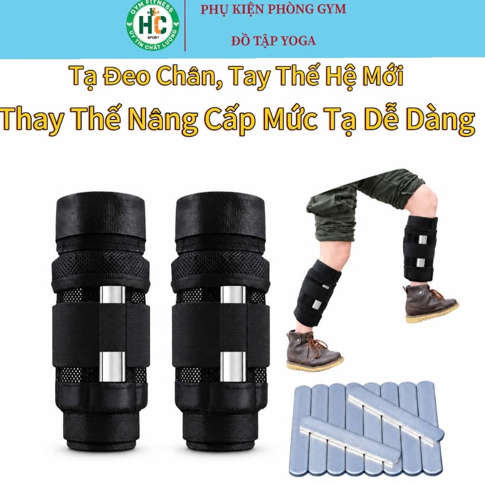Tạ đeo chân , đeo tay 2-3-4-5-6-8-10kg có tại HC Sport  tạ chân phiên bản tối thượng cho chạy bộ thể thao