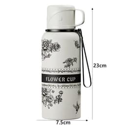 Bình giữ nhiệt inox 316 hoạ tiết hoa trà 800ml/ 600ml và Set Bình Giữ Nhiệt + 2 Ly Cách Nhiệt Vacuum Flask 500ml 3